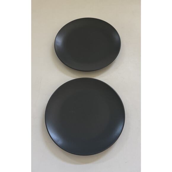 Set of 2 IKEA of Sweden Salad Plates 12011 MATTE Gray MCM Modern - Picture 2 of 9